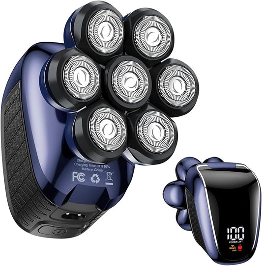 Head Shavers for Bald Men: 5-in-1 Electric Razor - Waterproof Wet Dry Shaving - Professional Grooming Kit for Balder - Rechargeable Head Shavers for Face/Beard