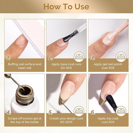 MelodySusie 8ML Bronze Gold Gel Liner Nail Art Polish Mirror Chrome 3D Effect,for Line and Patterns of Painting,French Nail Tips,DIY Manicure Pedicure for Home DIY Salon Use