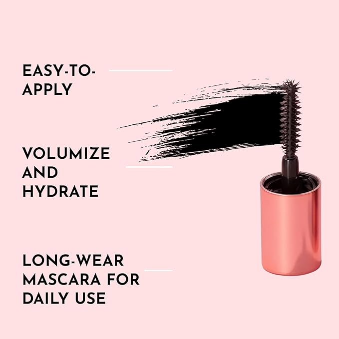 LAWLESS Mini The One & Done Volumizing Mascara - Premium Clean Mascara with Natural Ingredients, Designed to Volumize, Hydrate, and Lift Lashes - Long-Wear for Daily Use - 0.2 oz