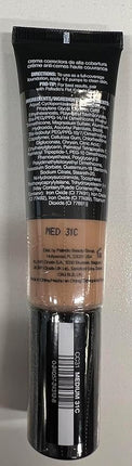 Palladio Full-Coverage Color Correction CC Cream, Oil-Free with Peptides & Vitamin C, Best for Correcting Redness and Uneven Skin Tone, Buildable Foundation Coverage (Med 31C)