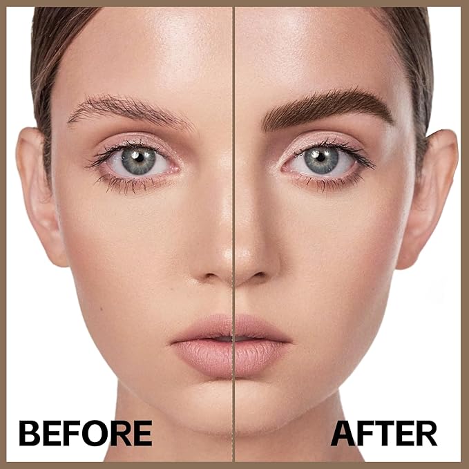 Waterproof Eyebrow Pen，Long Lasting Eyebrow Pencil，Creates Hair-Like, Natural-Looking, 3D Eyebrows,Eye Brow Makeup Pen for Women