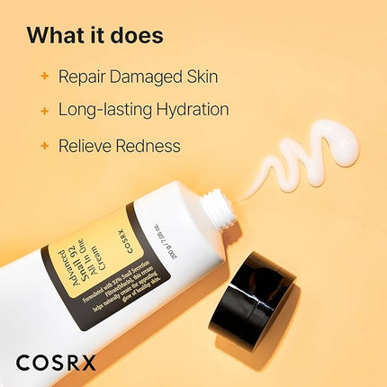 COSRX Snail Mucin 92% Moisturizer, Daily Repair Face Gel Cream Tube Type for Dry, Sensitive Skin, Not Tested on Animals, No Parabens, No Sulfates, No Phthalates, Korean Skin Care (3.52 Fl Oz / 100g)