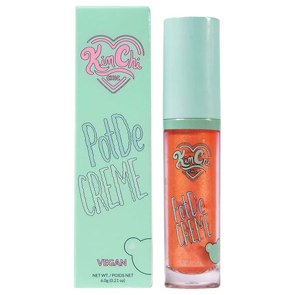 Kimchi Chic Beauty PotDe Crème Cream Eye Shadow, Shimmery, Easy Application, Smudge-Proof, Quick-Drying, Long-Lasting, Cruelty-Free and Vegan Eye Shadow, Soda Pop, .21 oz