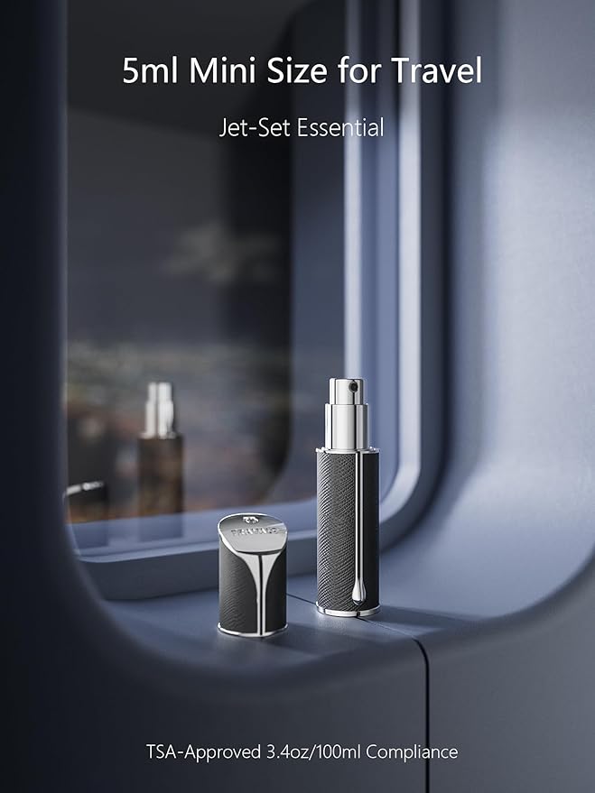 Travalo AQUA Perfume Travel Refillable Bottle, Bottom Filling Fragrances Perfume Atomizer, Mini Cologne Dispenser, Portable Sprayer for Women Men, Gift
