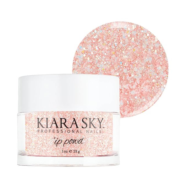 Kiara Sky Dip Powder Pink Tones 1 oz, Pinking Of Sparkle