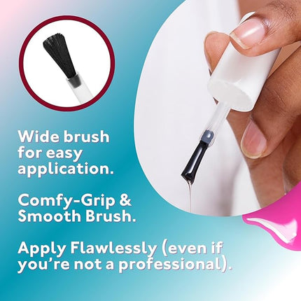 Eternal Nail Polish Set 5 Piece Kit: Long Lasting, Quick Dry and Cruelty Free. Made in USA - 0.46 Fluid Ounces Each (Tie Dye)