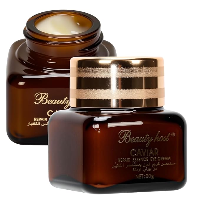 Caviar Repair Essence Eye Cream for Dark Circles,Hydrating Eye Serum,Smoothing Skin Care Treatment for Women and Men