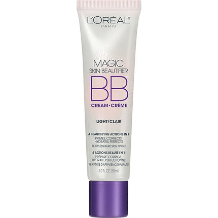 L'Oréal Paris Makeup Magic Skin Beautifier BB Cream Tinted Moisturizer, Light, 1 fl oz, 1 Count