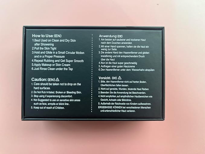 Crystal Hair Eraser,Upgrade Crystal Hair Remover,Physical Nano Glass Hair Removal Device,Painless Epilator and Exfoliator Without Shaver for Quick Soft Silky Skin(Ocean Blue)