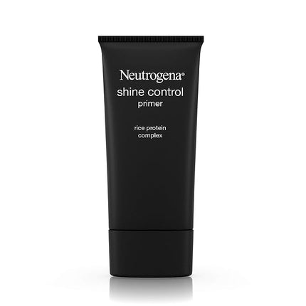 Neutrogena Shine Control Mattifying Liquid Face Primer for Oily Skin, Lightweight, Non-Comedogenic and Non-Greasy Pore and Makeup Primer with Oil-Absorbing Rice Protein, 1 fl. oz (Pack of 2)