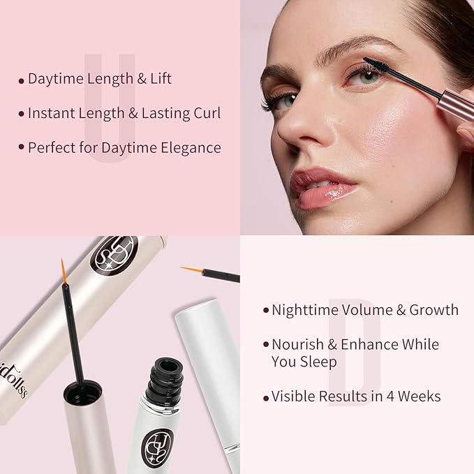 lash mascara and serum set Safe for Sensitive Eyes