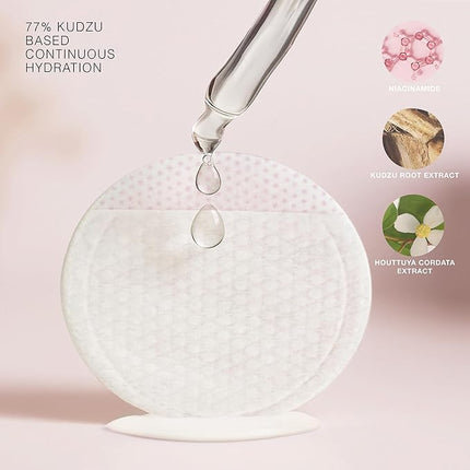 STARSKIN 7 Seconds All-Day Mask, 7-in-1 Facial Korean Toner Pads for Instant Hydration and Refreshed Skin, all Skin Types, Exfoliating and Pore Care with 66% Kudzu Root, K Beauty Skincare (18 Pads)