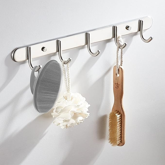 INNERNEED Soft Silicone Body Scrubber Exfoliating Glove Shower Cleansing Brush, SPA Massage Skin Care Tool, for Sensitive and All Kinds of Skin (Gray+Black)