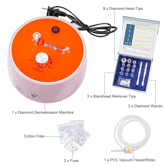 Diamond Microdermabrasion Machine Professional Dermabrasion Machine Facial Care Salon Equipment for Vacuum Blackhead Removal