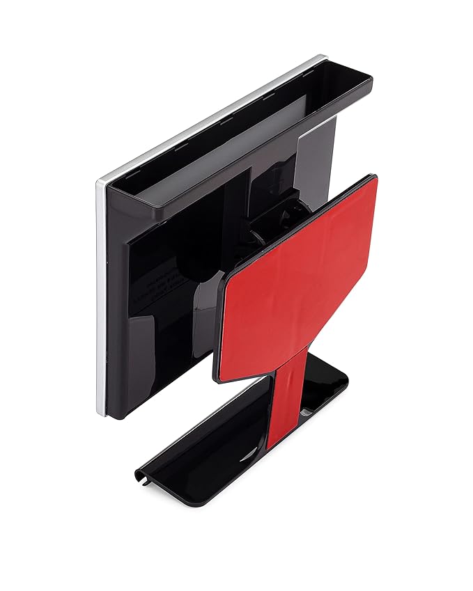 ToiletTree Products Fogless Shower Mirror with Squeegee - Anti-Fog Mirror - Adjustable Shaving Mirror with a Squeegee - Rust-Proof, Impact-Resistance Bathroom Shower Mirror