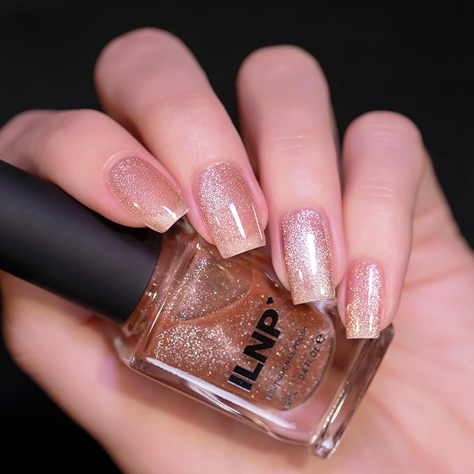 ILNP Sandbar - Sandy Beige Magnetic Holographic Nail Polish