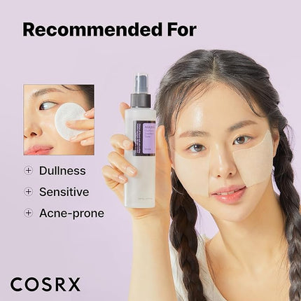 COSRX AHA/BHA Treatment Toner 5.07 fl.oz/ 150ml, Facial Exfoliating Spray for Whiteheads, Pores, & Uneven Skin, Korean Toner, Not Tested on Animals, Korean Skin Care