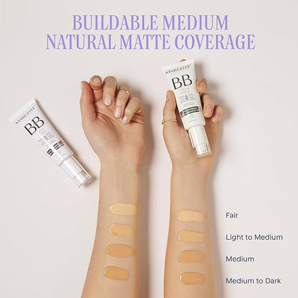 Marcelle BB Cream Beauty Balm, Medium, Hypoallergenic and Fragrance-Free, 1;5 Ounces