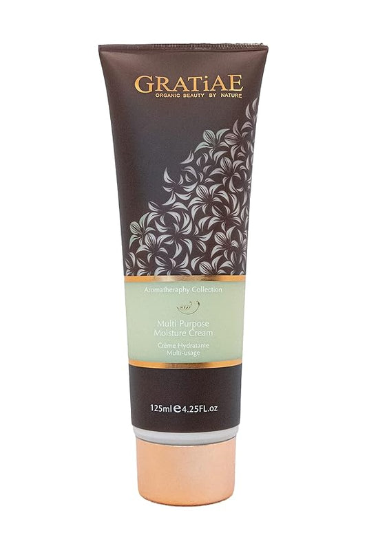 GRATiAE Organic Moisture Cream Rose Aromatheraphy Collection 4.25 Oz