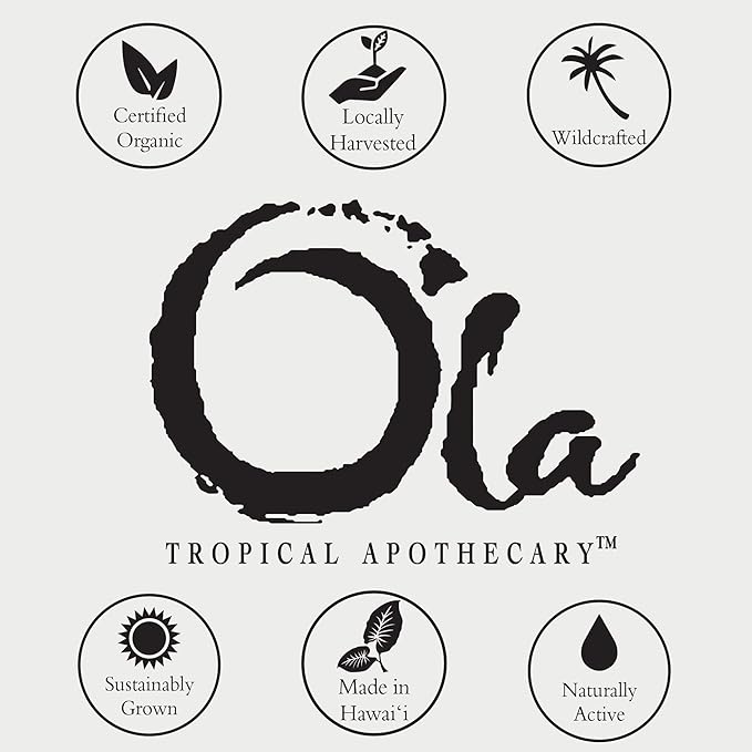 OLA Passion Fruit Body Butter – Moisturizing with Pure Coconut Oil and Hawaiian Plant Extracts - Ideal for Dry Skin - 2.1oz
