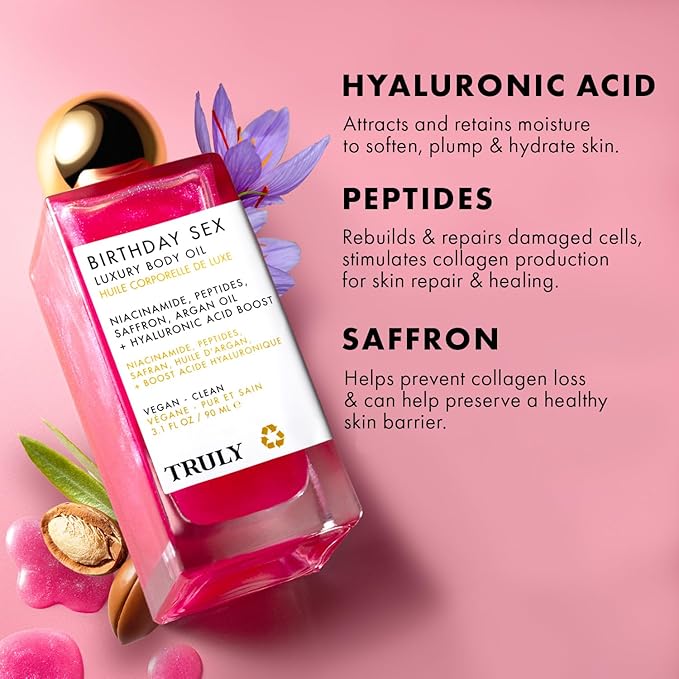 Truly Beauty Birthday Sex Luxury Body Oil