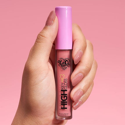 Kimchi Chic Beauty High Key Gloss, High-Shine Lip Gloss Helps Illuminate Your Look and Face, Non-Sticky, Flushed Pink With Watermelon and Peach Undertone, 12 Acai, 3.5ml