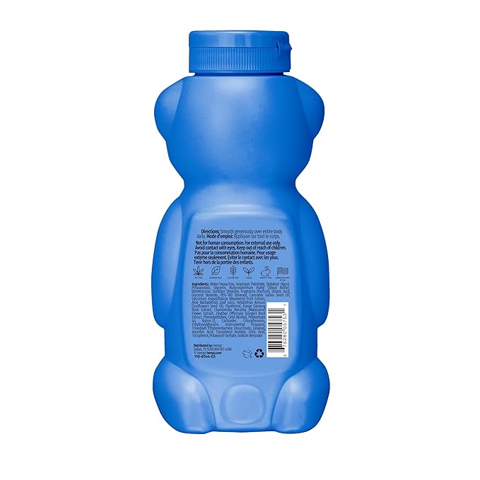 Hempz Limited Edition Bluebeary Body Moisturizer, Hydrating and Nourishing Lotion, Cute Fall Bear, Giftable for Women and Teens, 11.7 oz.