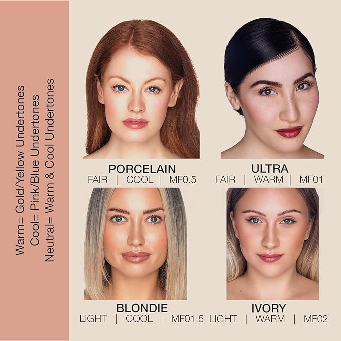 Bellapierre Mineral Foundation SPF 15 – Loose Powder Foundation, Full Coverage Mineral Makeup with Matte Finish – Vegan, Cruelty Free, Hypoallergenic, Oil & Talc Free – 0.32 oz - Mocha