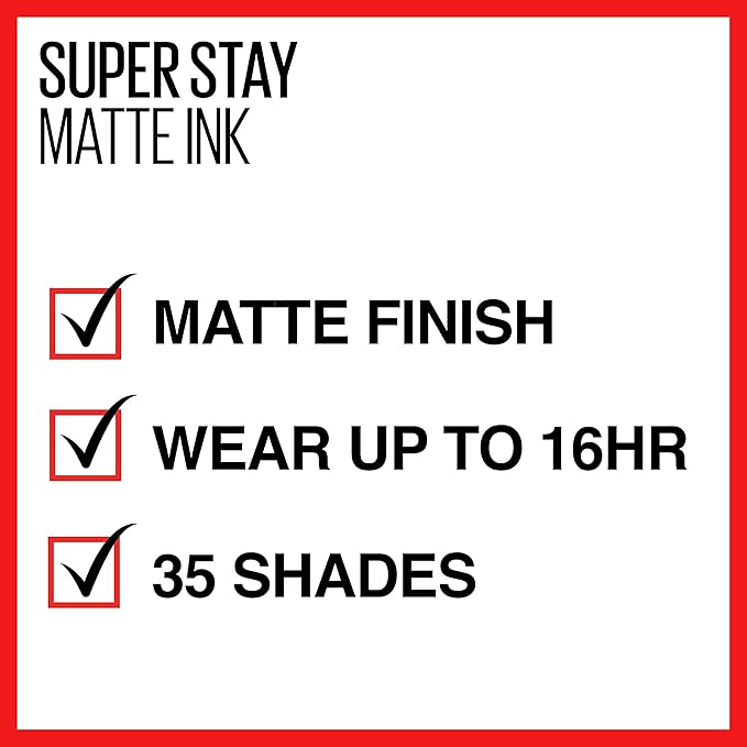 Maybelline New York SuperStay Matte Ink, Liquid Lipstick, City Edition, Originator, 0.17 Ounce