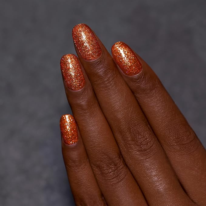 ILNP Trick or Treat - Vivid Orange Holographic Ultra Metallic Nail Polish