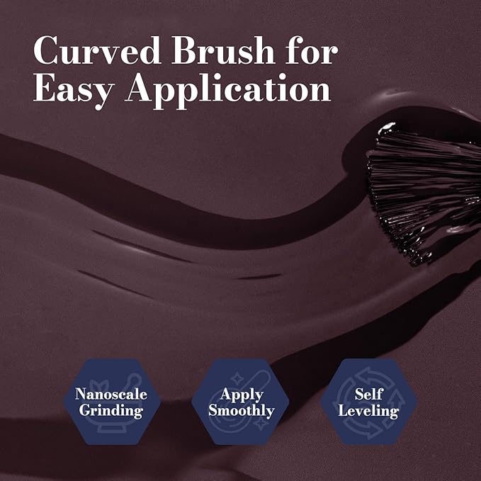 MelodySusie Fleurwee Plant Based Gel Nail Polish, Hema Free Purple Brown Nail Polish, Soak Off UV LED Gel Polish Gift for Women 21 Non Toxic Long Lasting Nail Art Manicure Salon DIY at Home P30