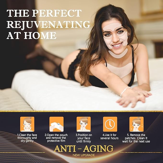 Wrinkle Patches for Face, Neck, Chest, Forehead, Under Eye & Nasolabial Folds – Reusable Facial Silicone Pads for Anti Wrinkle Treatment, Fine Lines Smoothing, Firming & Hydrating Skincare, 11 Pcs