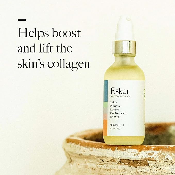 ESKER Beauty Firming Body Oil | (4 oz) | Plant-Based Serum Firms and Tightens Skin | Clean Beauty