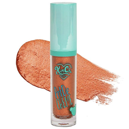 Kimchi Chic Beauty PotDe Crème Cream Eye Shadow, Shimmery, Easy Application, Smudge-Proof, Quick-Drying, Long-Lasting, Cruelty-Free and Vegan Eye Shadow, Pure Bronze, 0.21 oz