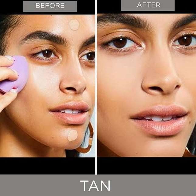 Hey Honey Trick and Treat CC² Cream SPF 46 | Active Moisturizing Color Correcting Cream with Honey & Propolis | Best Cover For Rosacea, Skin Redness & Mature Skin | 1 oz (Tan Tone)