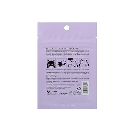 TONYMOLY x Squishmallows Halloween Emily + Zumirez the Bat Blemish Patches – Hydrocolloid Acne Spot Treatment with Salicylic Acid – Cute K-Beauty Pimple Patches – 24 Count