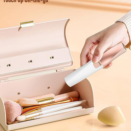 Eyebrow & Facial Hair Removal for Women: 2 in 1 Rechargeable Eyebrow Trimmer & Face Shaver, Painless Electric Facial Eye brow Razors Epilator with Built-in LED Light -Perfect for Face, Lips & Body