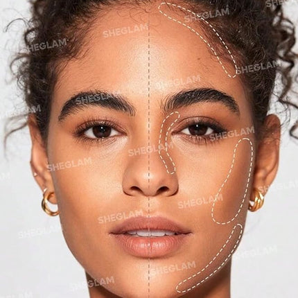 SHEGLAM Snatch 'n' Define Cream Contour Stick Long Lasting Highly Pigmented Sweat Proof Face Bronzer Makeup - Earthy Sepia