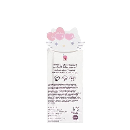 Hello Kitty Macaron Lip Balm - Strawberry Milkshake Flavored