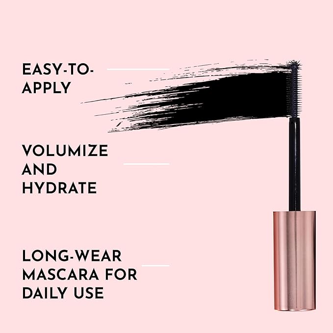 LAWLESS Women's The One & Done Volumizing Mascara, sunset peach, Black, 0.4 Fl Oz