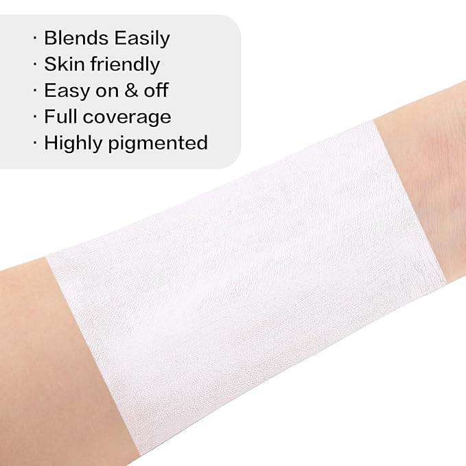 White Face Paint, Clown Makeup Body Paint, Blendable Cream Face Painting Kits for Skull Joker Vampire Mime , Halloween Skeleton Cosplay, Costume, Parties,Stage, Theater, 2.1 fl oz (60ml)