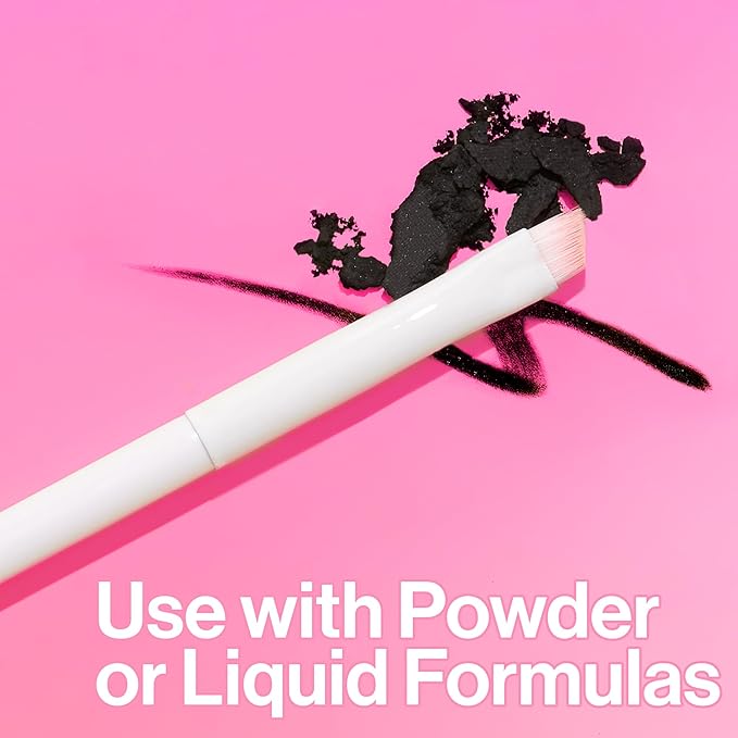 wet n wild Angled brush, Foundation Makeup Blending Brush, Ultra-Thin Precision, Ergonomic Handle