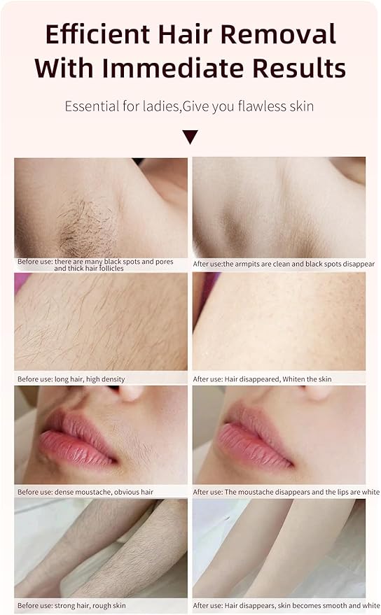 Dual-Head Rechargeable Hair Trimmer for Women, Body Shaver with 3D Floating Blades, Detachable Heads, Smooth & Painless Hair Removal