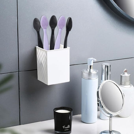 Silicone Lip Scrub Brushes, Beomeen Black Double-Sided Exfoliating Lip Brush Soft Silicone Lip Scrubber Exfoliator Tool Blackhead Remover for Skincare