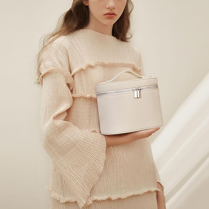 YFGBCX Makeup Bag Vanity Case with Removable Divider Travel Toiletry Bag Portable Cosmetic Bag Makeup Organizer Case