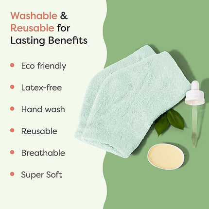 ZenToes Moisturizing Socks for Cracked Heel Treatment, Vitamin E, Olive Oil and Jojoba Oil Infused Heel Socks, Galentines Day Gifts, Self Care Gifts for Women (Fuzzy Mint Green, Regular)