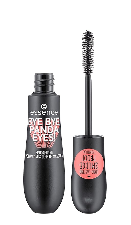 essence | 3-Pack Bye Bye Panda Eyes Tubing Mascara | Smudge-proof, Volumizing definition | Vegan | Cruelty Free