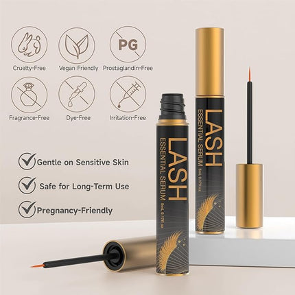 WM WESTERN MIRACLE Eyelash Serum for Longer, Thicker Lashes - Enhances Natural Lashes, Extensions & Brows - 1 Pack
