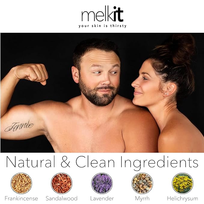 Body Melk Natural Body Cream - All Over Fast-Absorbing Hydration for Dry or Sensitive Skin - Soothe Sensitive Skin, Rash & Irritation - All Skin Types - 16 oz