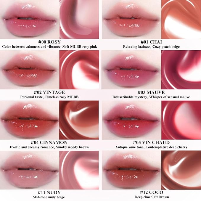 BBIA Glow Tint – Lip Plumping Volumizing Glossy & Glowy Lip Stain Naturally Moisturizing Comfortable Texture Lightweight Long-Lasting Vivid Color Non-Sticky Korean Makeup (02 VINTAGE, Pack of 1)
